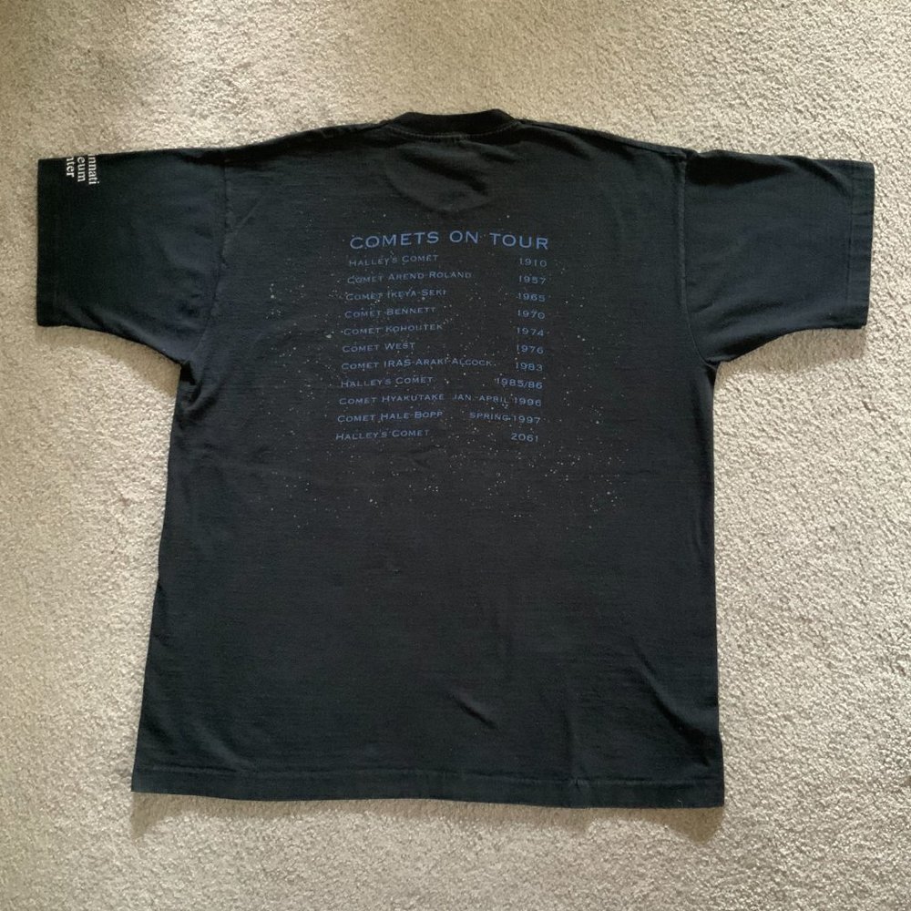 Cincinnati Museum Center - Comets On Tour commemoration Black Unisex T-Shirt - Picture 4 of 9